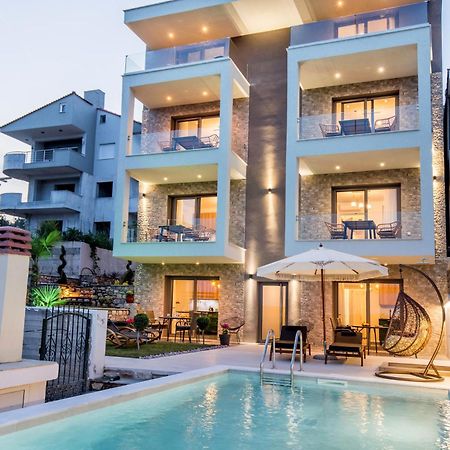 Aigli Skala Maries Deluxe Apartamento Skála Marión Exterior foto
