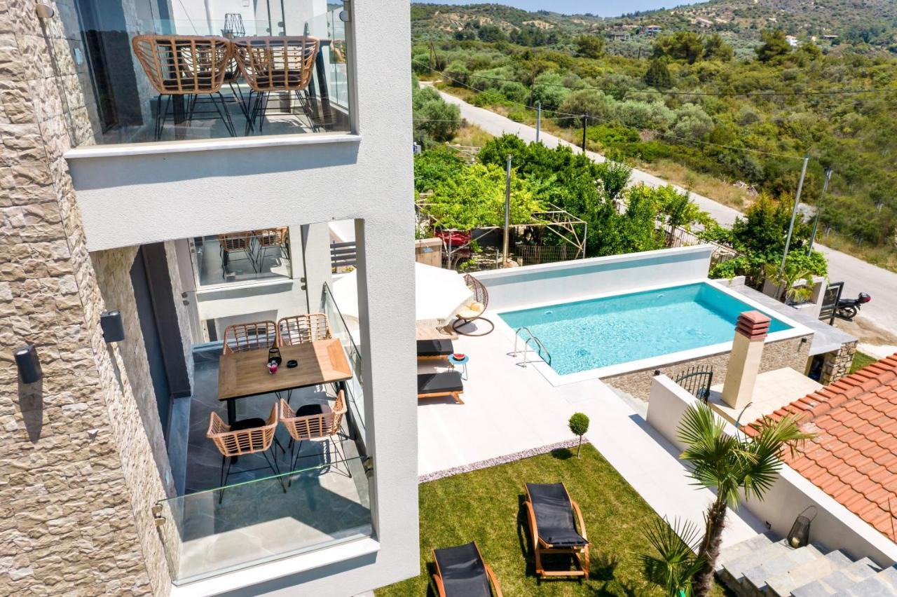 Aigli Skala Maries Deluxe Apartamento Skála Marión Exterior foto