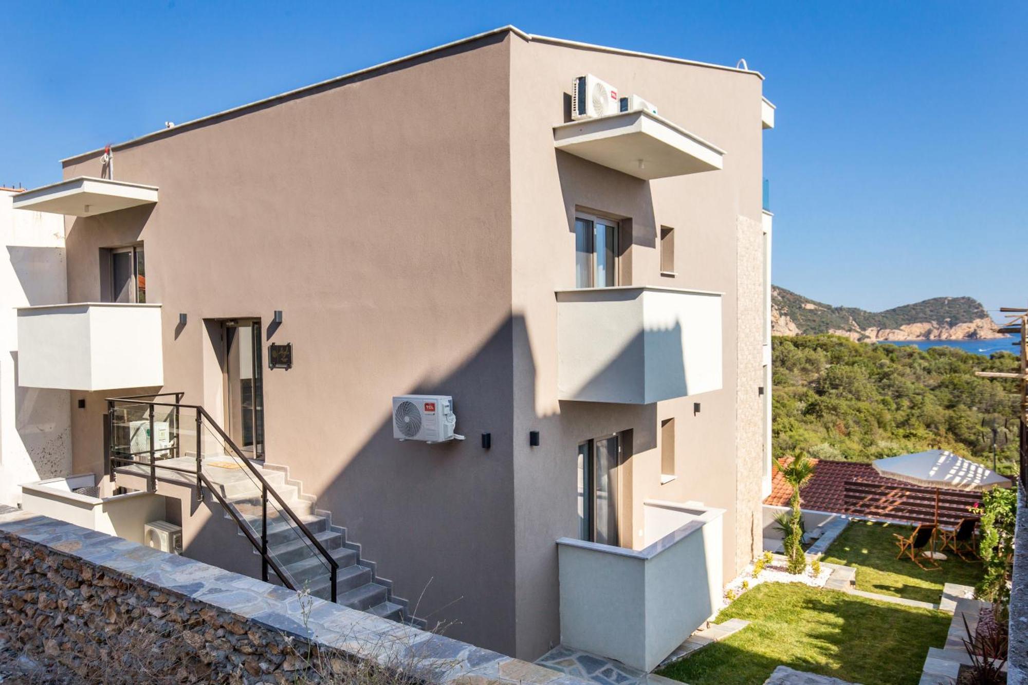 Aigli Skala Maries Deluxe Apartamento Skála Marión Exterior foto
