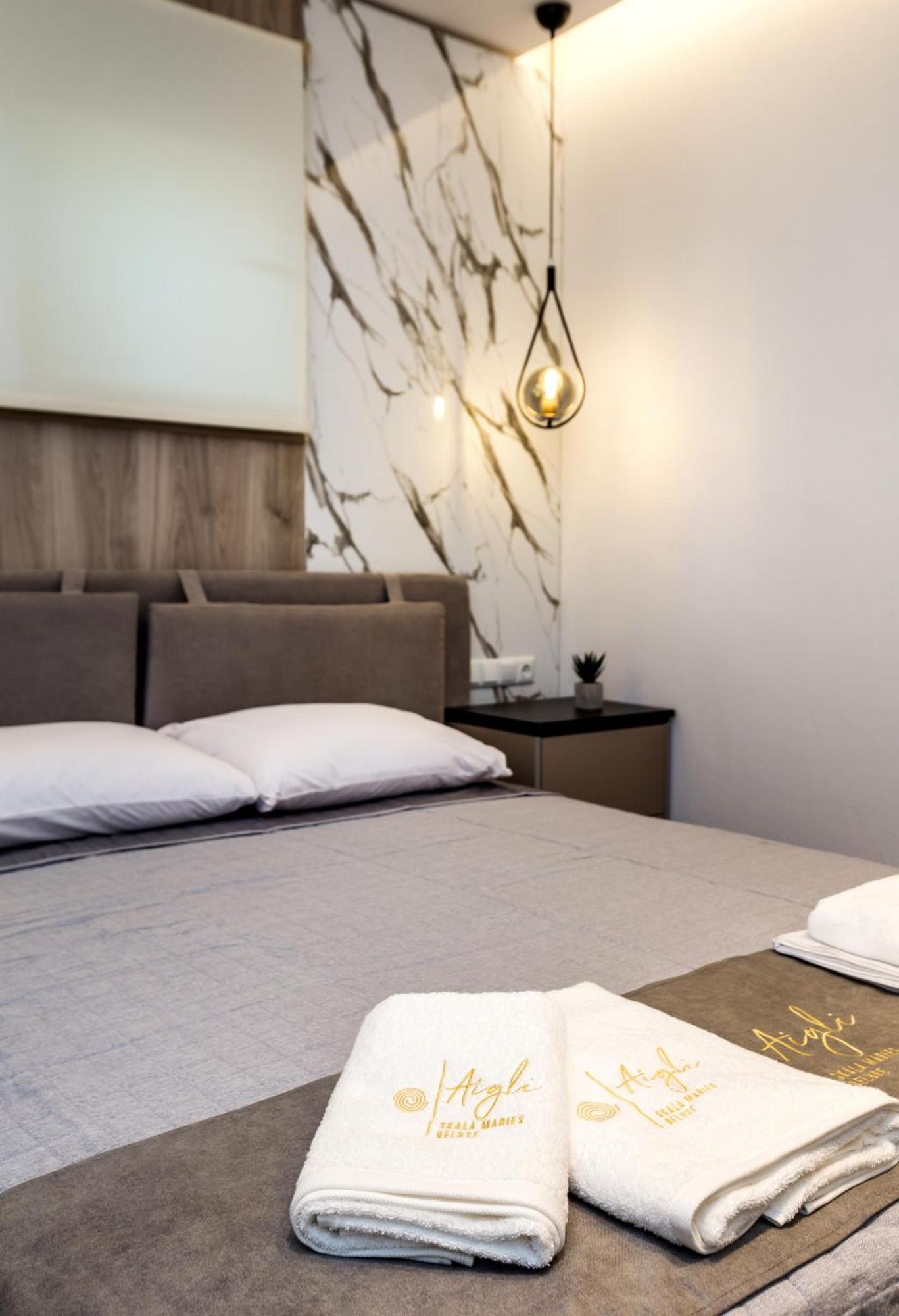 Aigli Skala Maries Deluxe Apartamento Skála Marión Exterior foto