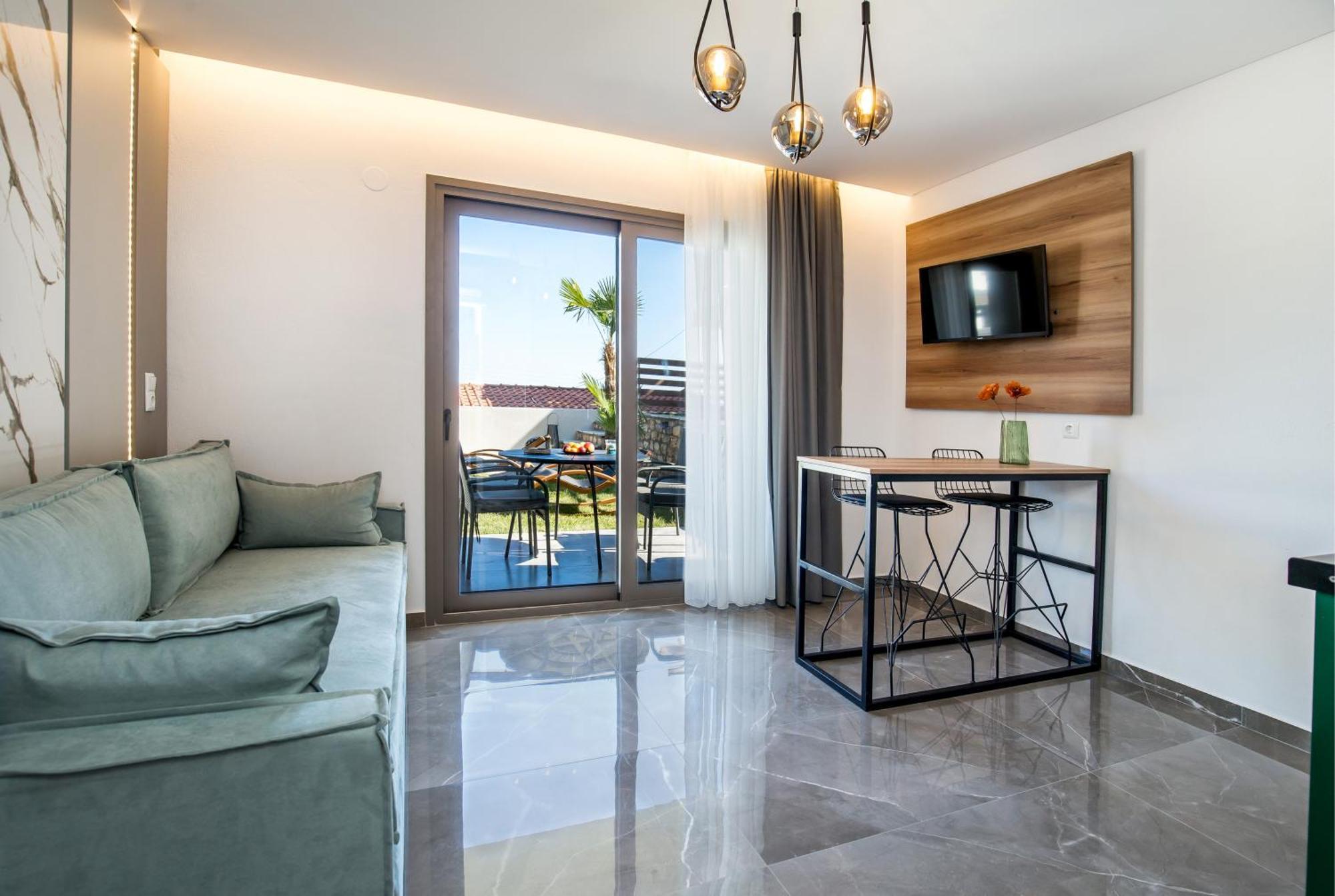 Aigli Skala Maries Deluxe Apartamento Skála Marión Exterior foto