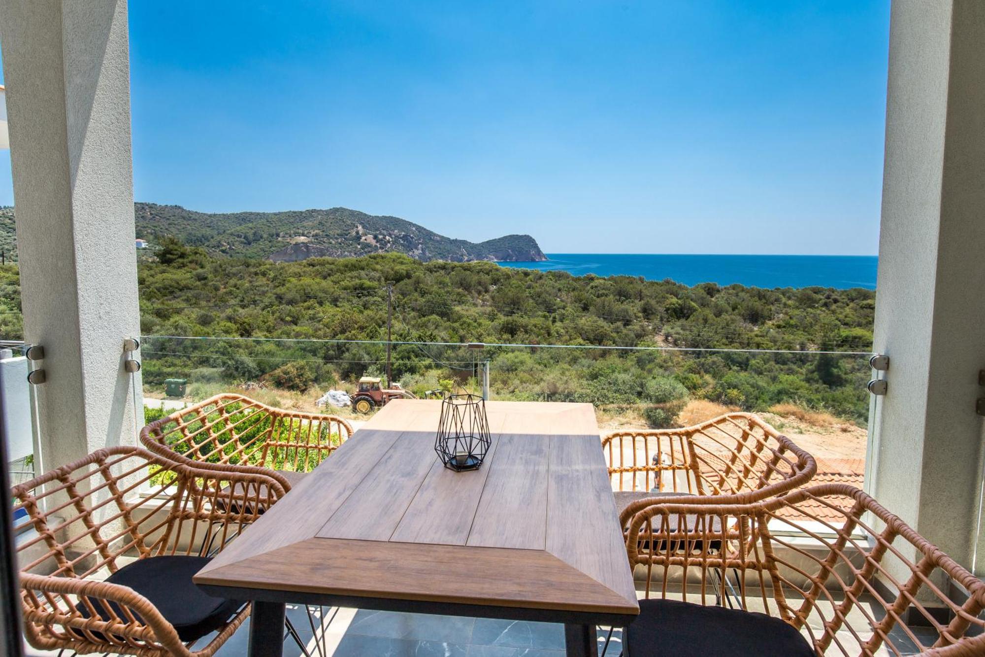 Aigli Skala Maries Deluxe Apartamento Skála Marión Exterior foto
